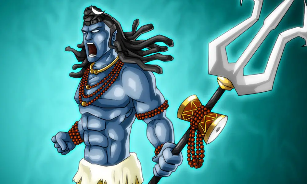 lord shiva angry wallpaper