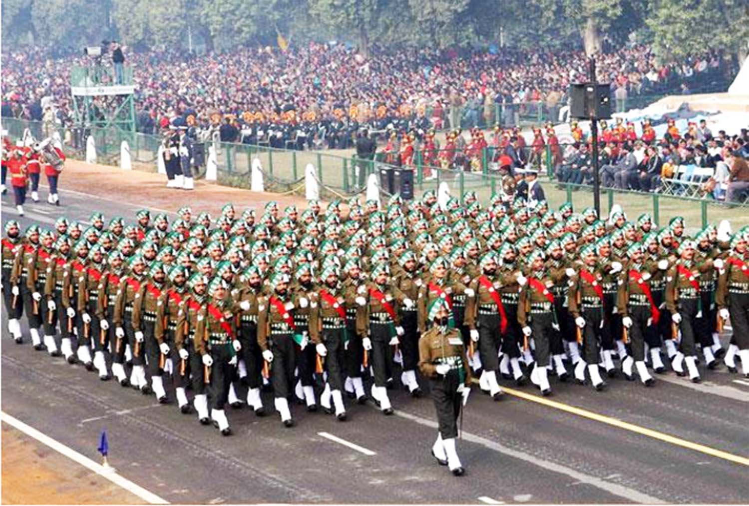 Army parade in national capital celebrating republic day Army parade in national capital celebrating republic day