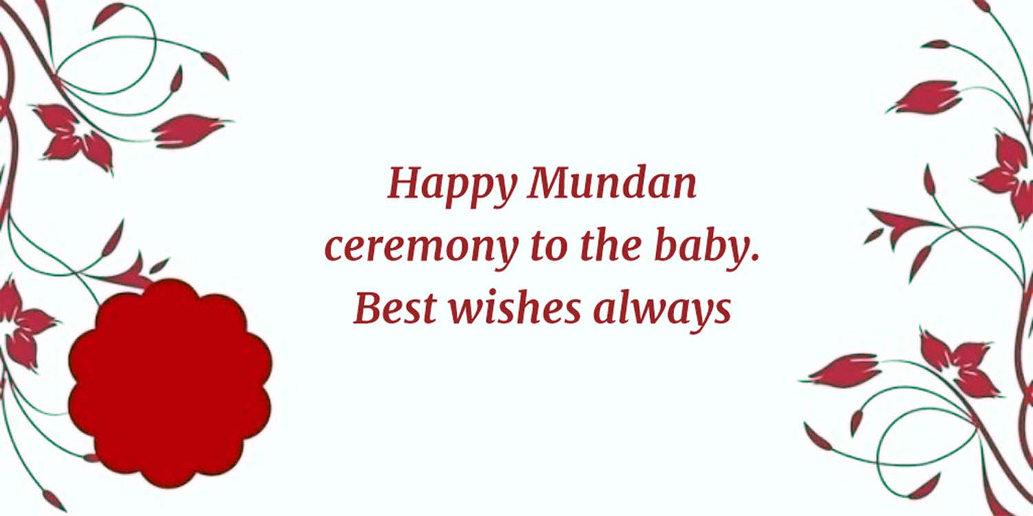 Happy Mundan Ceremony Messages and Wishes | Badhaai