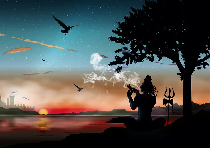 Angry Lord Shiva Smoking Chilam HD Wallpapers And Images 3D Angry Lord Shiva Smoking Chilam HD Wallpapers And Images 3D