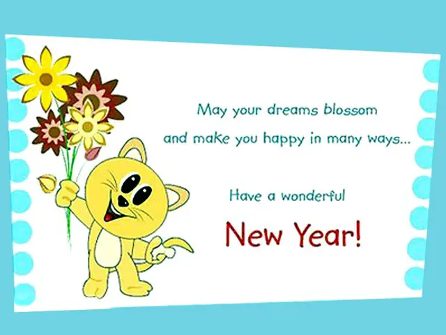 new years greeting cards