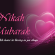 CONGRATULATIONS ON NIKAHNikah Mubarak Wishes