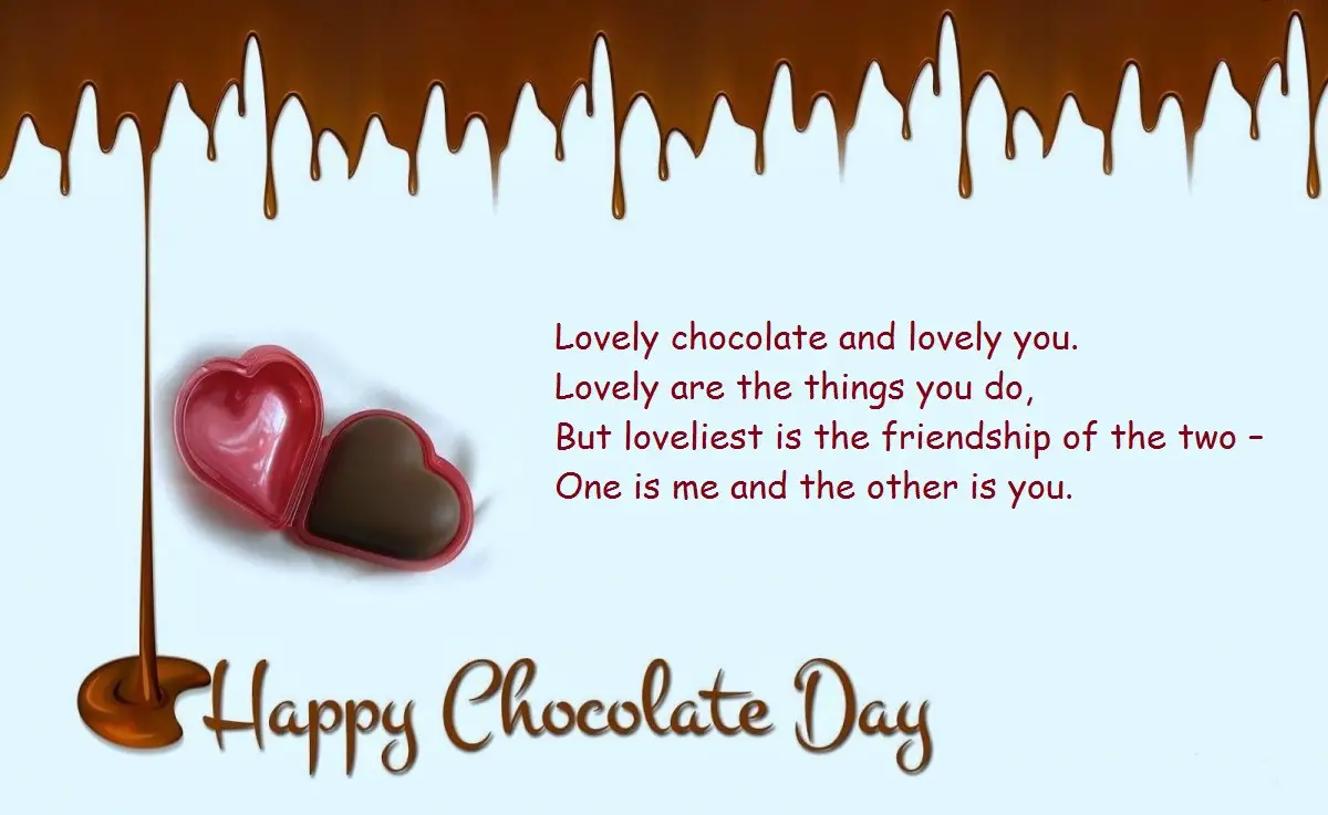 chocolate day message chocolate day message
