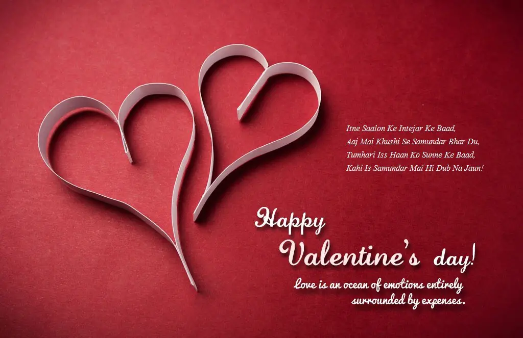 valentine day msg hindi