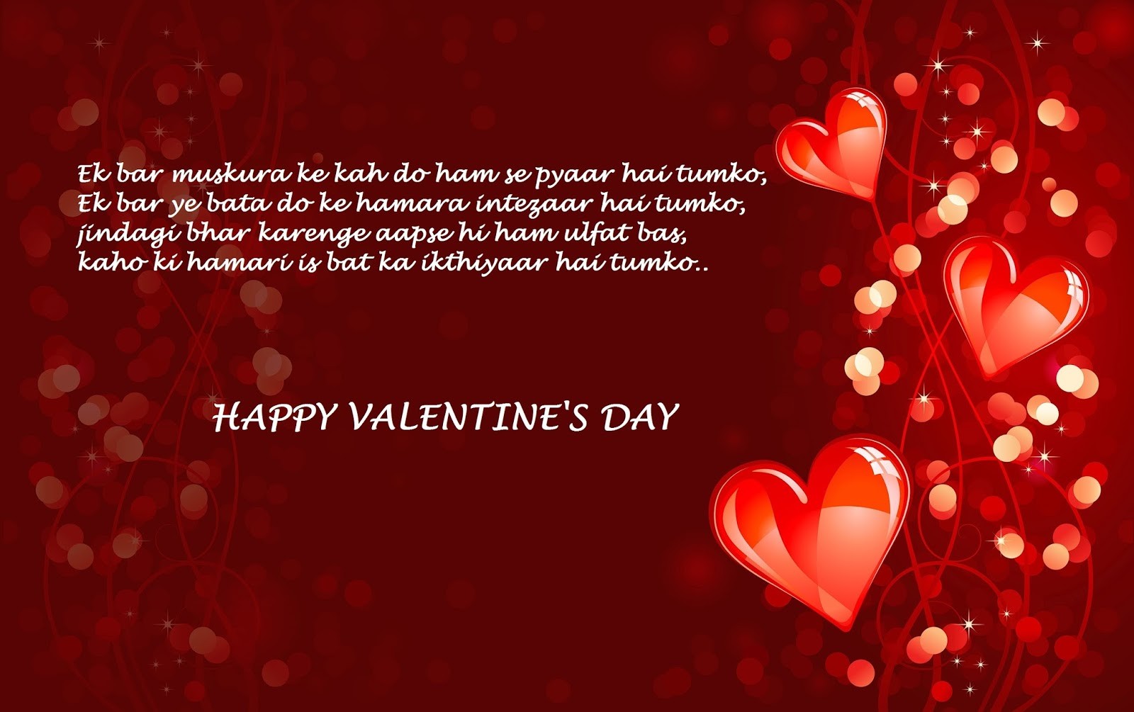 valentine day status in hindi