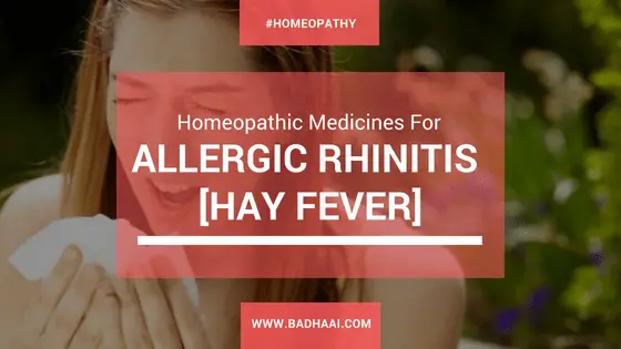 Homeopathic Medicines For Allergic Rhinitis
