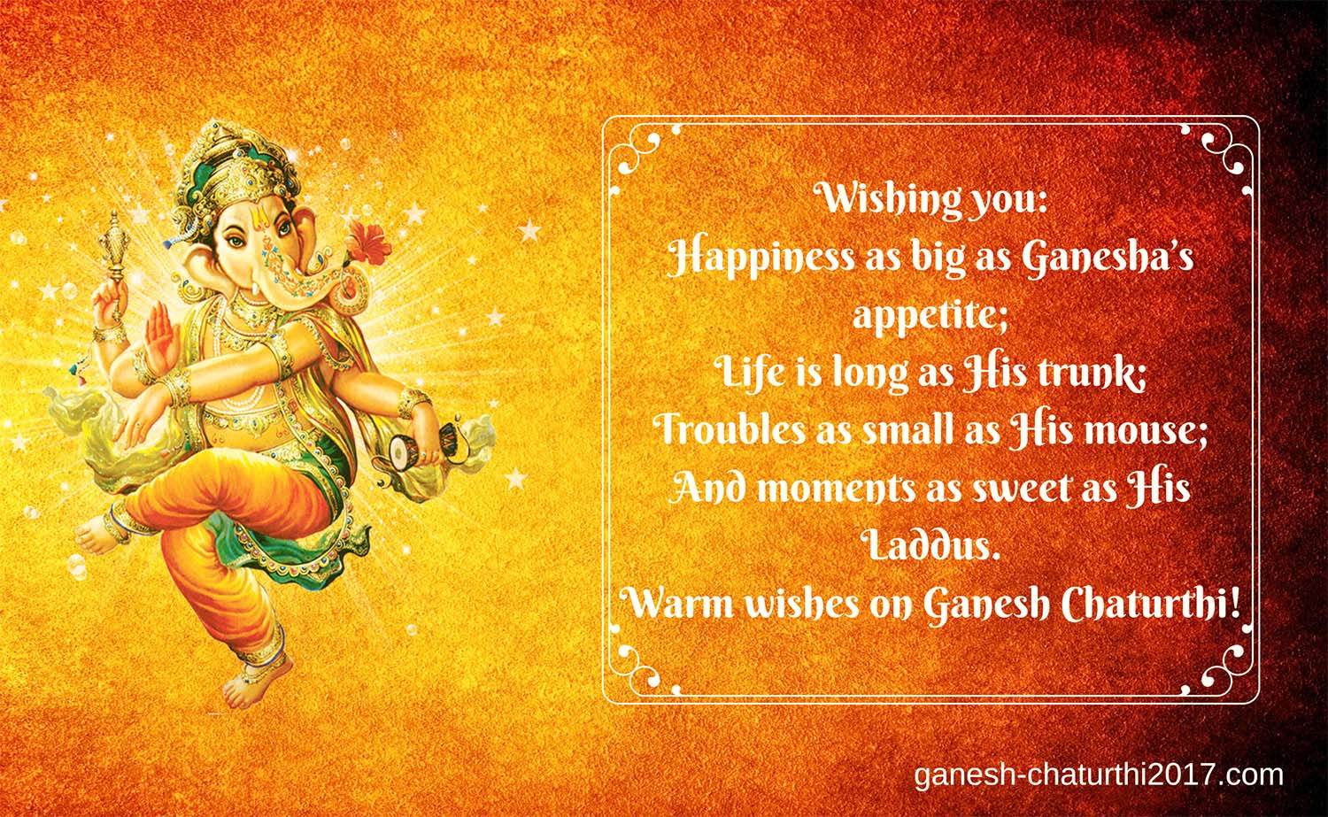 Happy Ganesh Chaturthi Wishes/SMS in English
