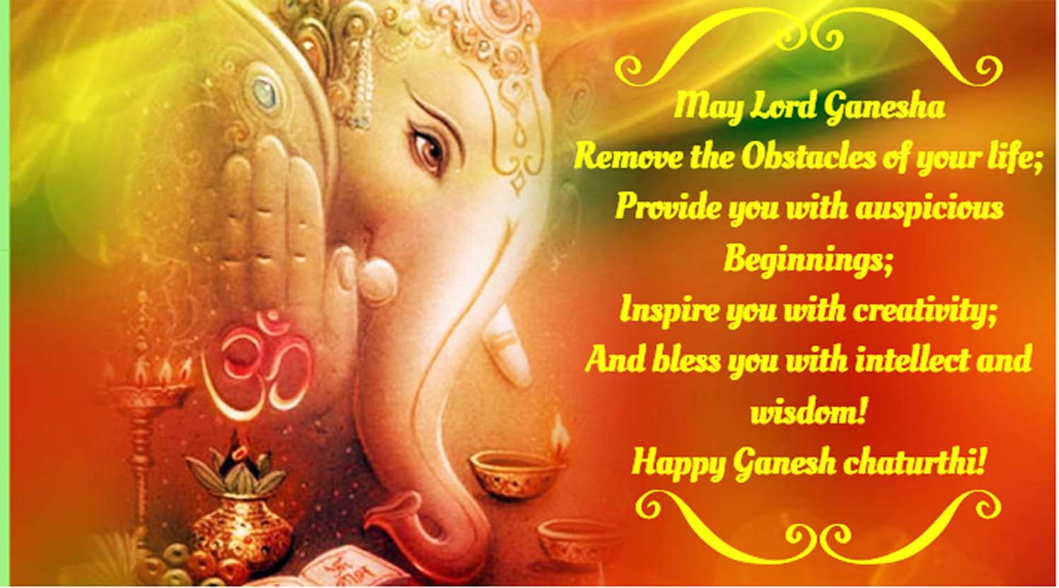 Happy ganesh Chaturthi greetings