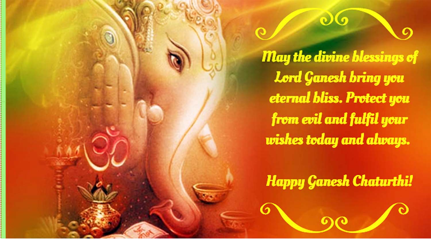 Beautiful greetings for Ganesh Chaturthi
