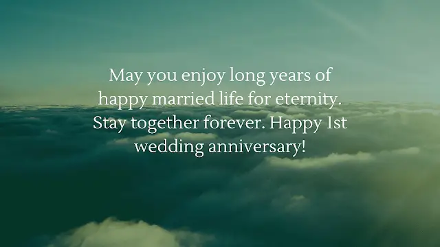 1st wedding anniversary wishes for sister