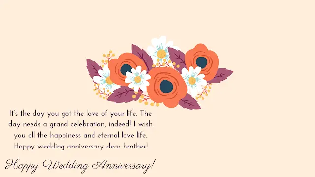 Funny anniversary wishes for brother Funny anniversary wishes for brother