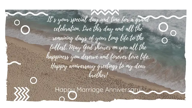 Happy anniversary to brother Happy anniversary to brother