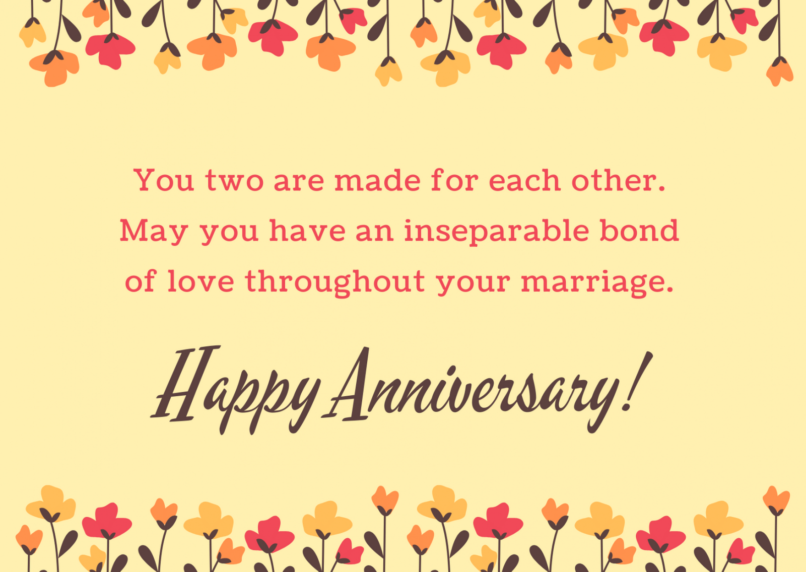 wedding anniversary messages for friends