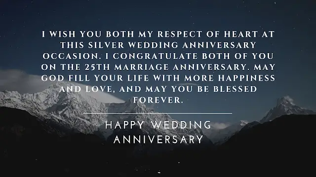 25th anniversary messages 25th anniversary messages