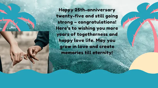 25th anniversary wishes for sister and brother in law