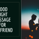 Good Night Message for Girlfriend