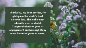 brother engagement quotes