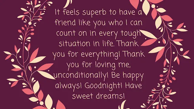 good night sms for friend good night sms for friend