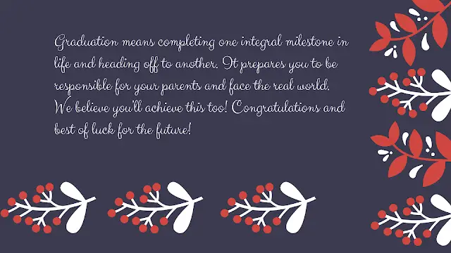 graduation message from mother to daughter
