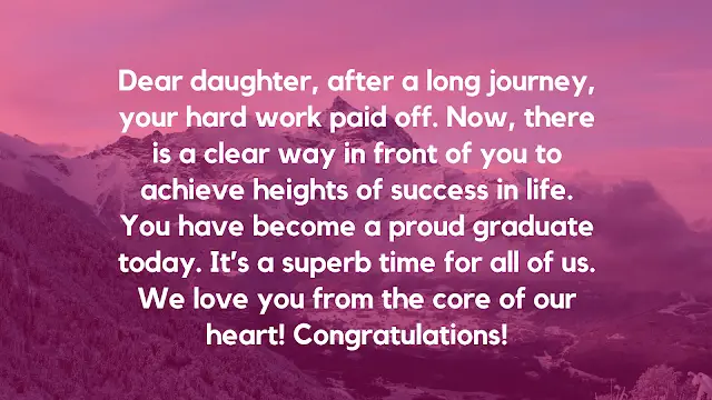 graduation wishes for daughter