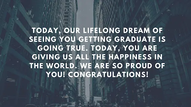 happy graduation message