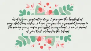 wishes on graduation day