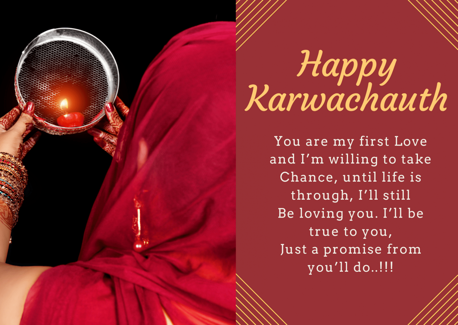 happy karwa chauth to husband