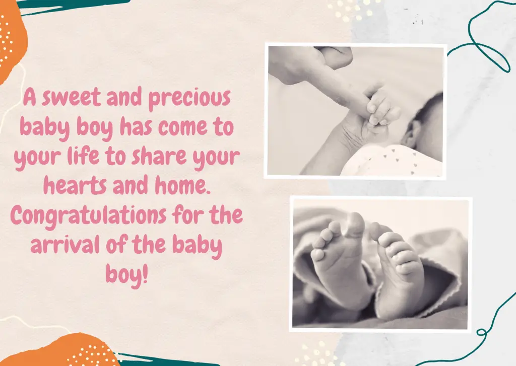 Congratulations Wishes for baby boy [Images and Wallpapers for Status]