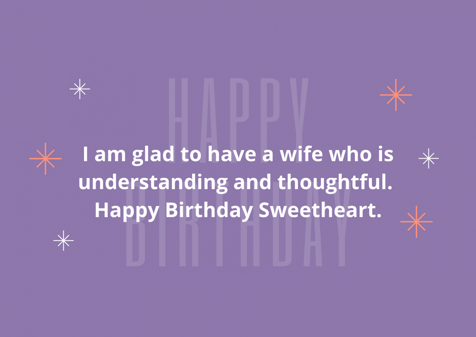 impressive birthday wishes for wife