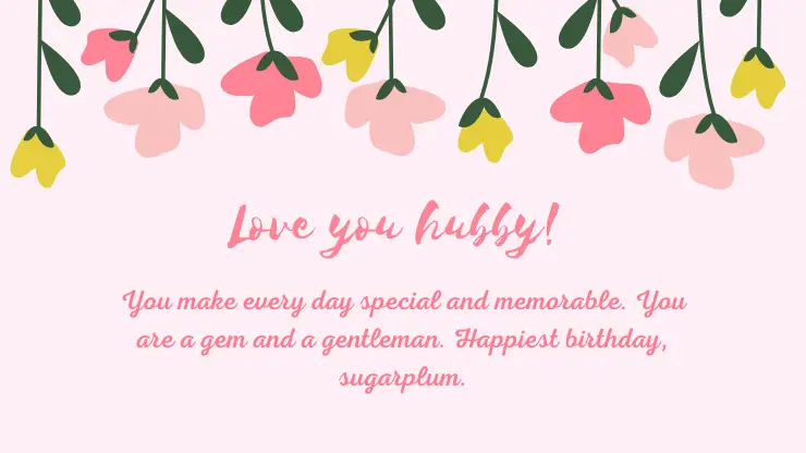 birthday wishes for husband in english