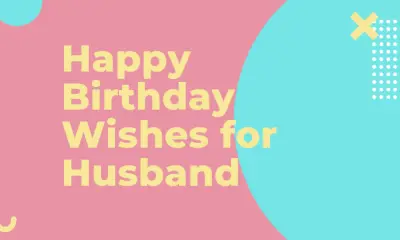 birthday wishes for husband message