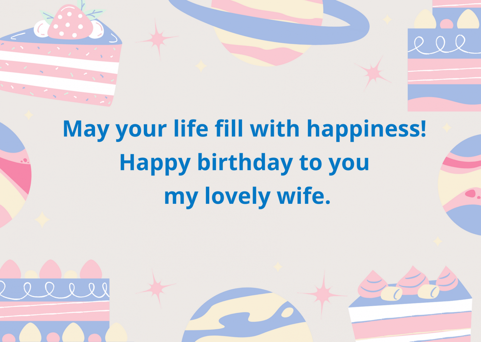 birthday wishes for wife from husband