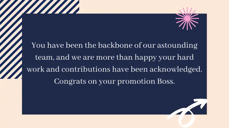  congrats message for promotion