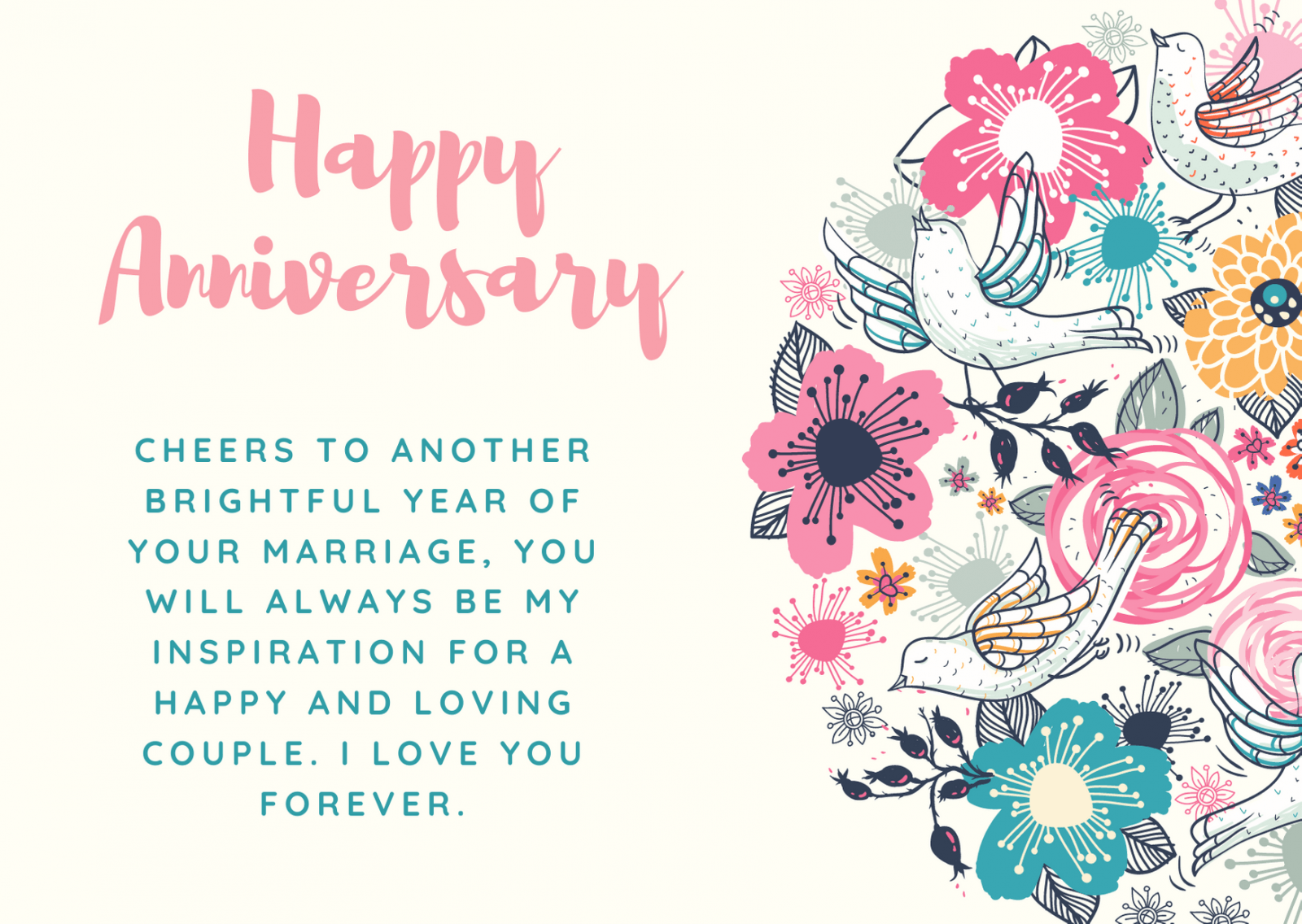 wedding anniversary messages for parents