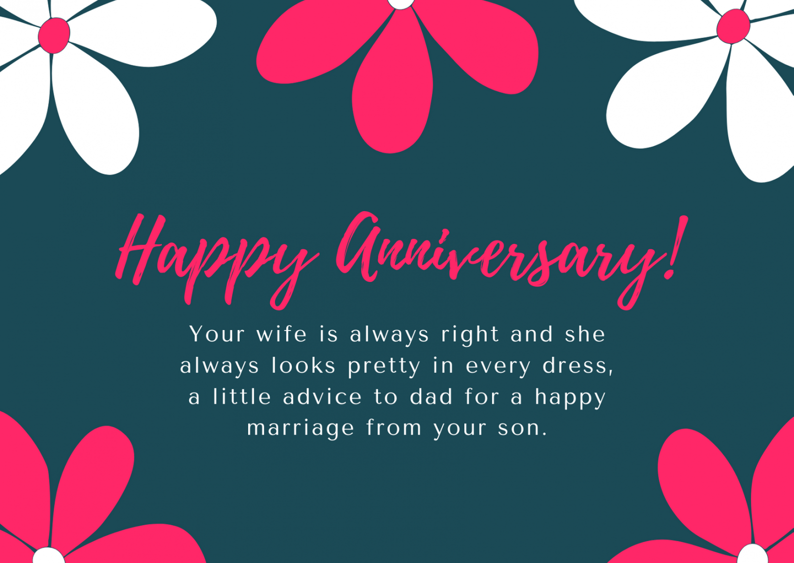 happy anniversary to parents