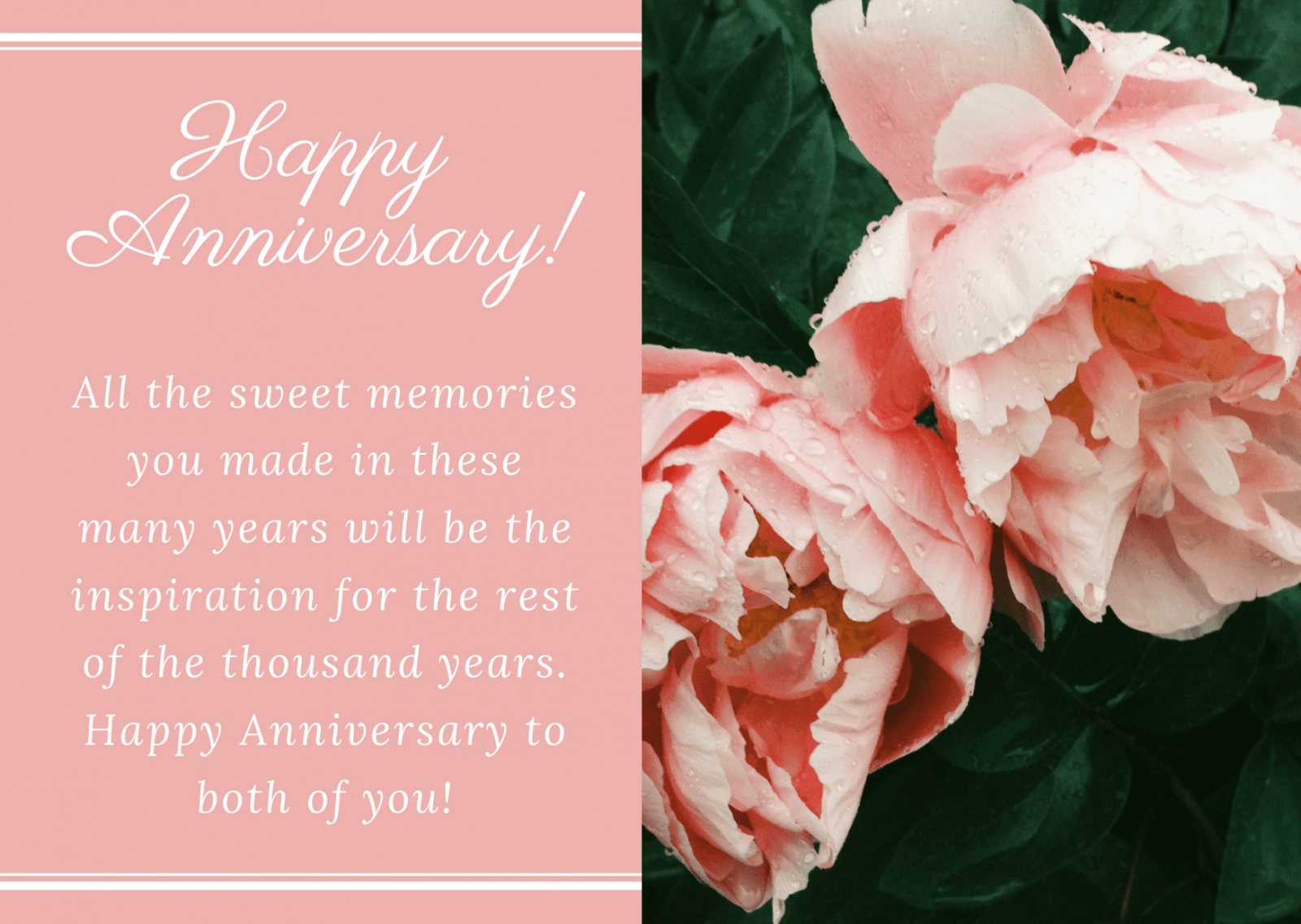 Sweetest happy anniversary quotes, Msg, wishes for parents