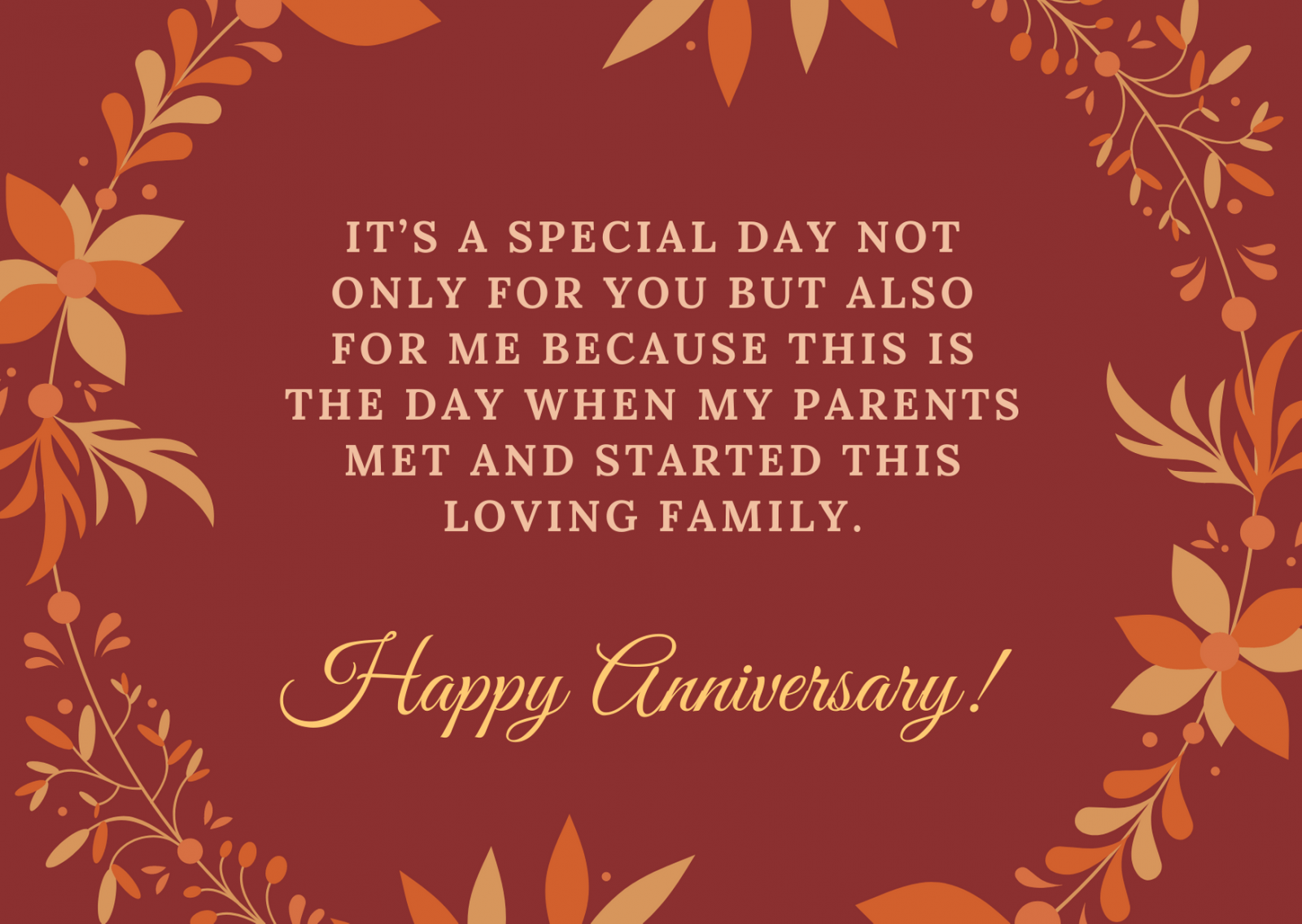 happy anniversary wishes to mom and dad