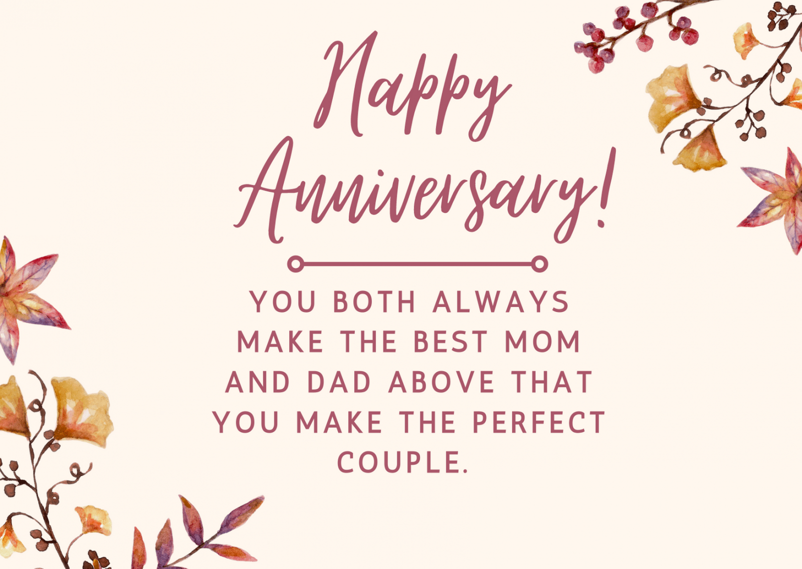 happy anniversary wishes for parents