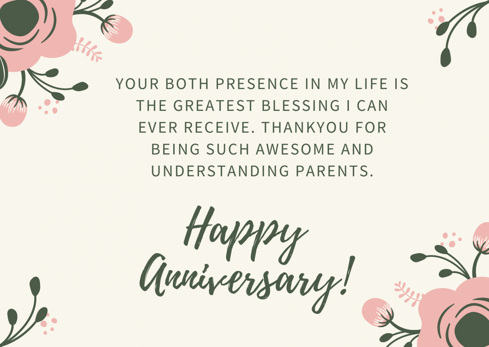 happy anniversary mom and dad from daughter
