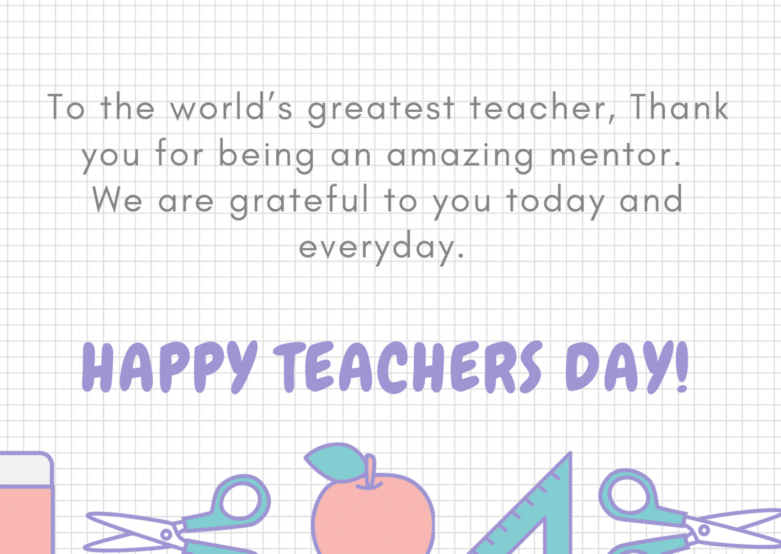 teachers day wishes thank you