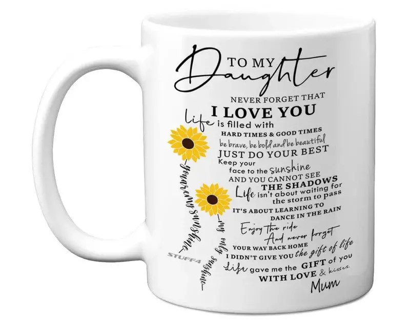 Daughter Gift Mug for Tea or Coffee from Etsy Daughter Gift Mug for Tea or Coffee from Etsy