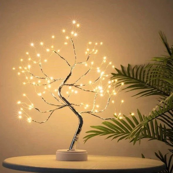 Bonsai Spirit Tree with Fairy Lights Table Lamp from Chronos