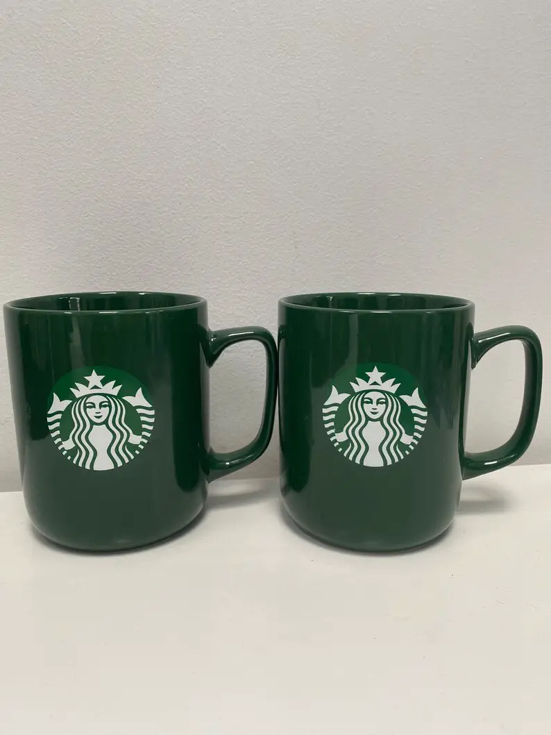 Starbucks Green Ceramic Coffee Mug Starbucks Green Ceramic Coffee Mug